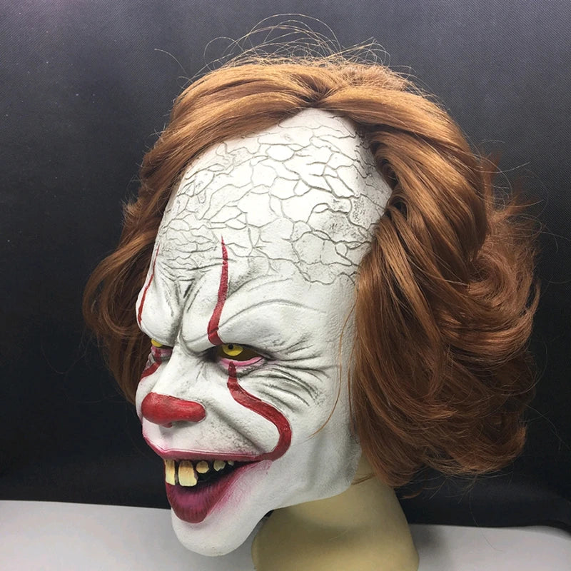 The Return of the Clown 2 Scary Clown Mask Halloween Party Horror Props Clown Mask