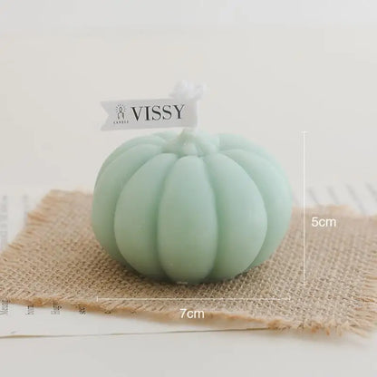 Popular Nordic Style Pumpkin Scented Candles Home Decoration 3D Fragrance Candles Soy Wax Aromatherapy Birthday Candles Gift