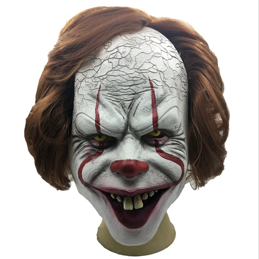 The Return of the Clown 2 Scary Clown Mask Halloween Party Horror Props Clown Mask