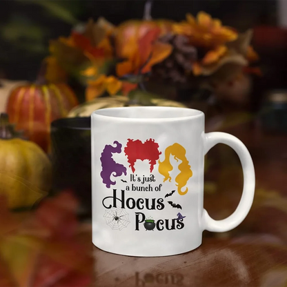 1 pcs Halloween Festival it is just a bunch of hocus pocus Coffee Mug Decor Gift Cauldron for party supplies favor Witchcraft