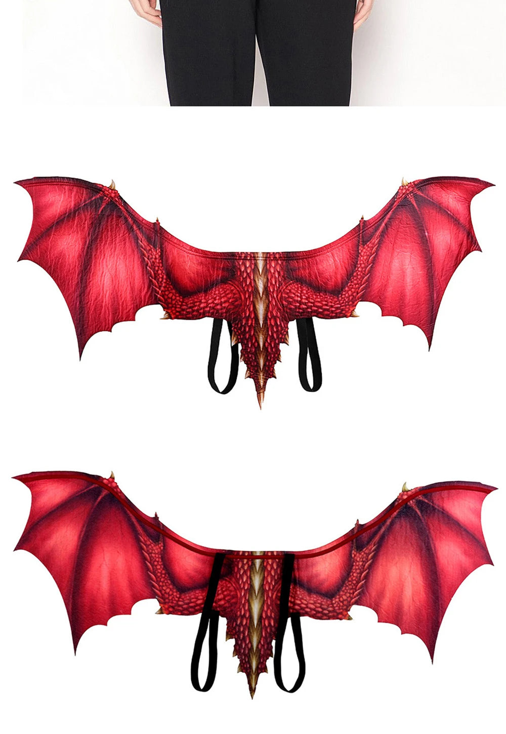 Halloween Dragon Wings Carnival Masquerade Adult Decoration Non-Woven Dragon Wings Cosplay Photo Wing Props