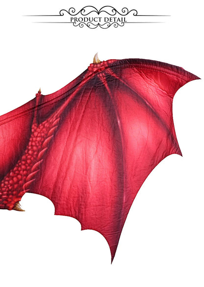 Halloween Dragon Wings Carnival Masquerade Adult Decoration Non-Woven Dragon Wings Cosplay Photo Wing Props