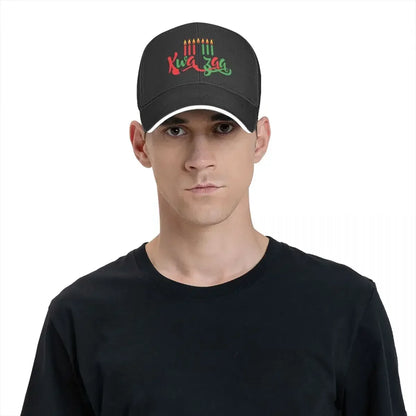 New Kwanzaa celebration of African-American culture Baseball Cap Hats Baseball Cap Horse Hat Women Hat Men's