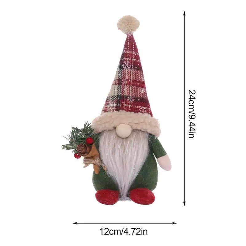 Christmas Gnomes Plush Doll Handmade Elf Santa Tomte Swedish Gnome Gnomes Christmas Ornaments Scandinavian Gnome Table Ornaments